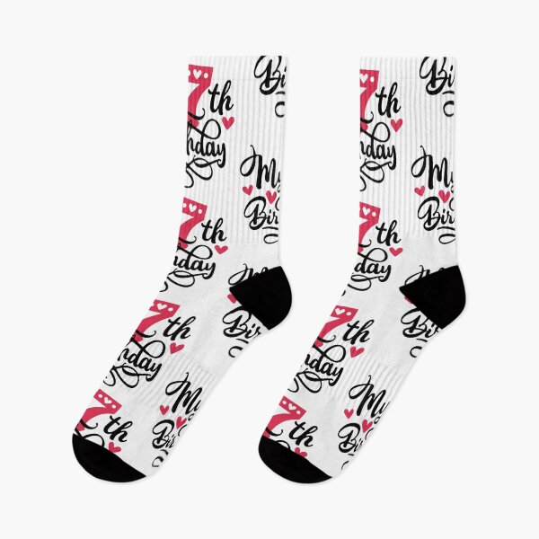 Item preview, 7th birthday 7 years of being awesome 7 years kid girl boy Off birthday Vacation Inspiration Joy Mood designed and sold by DesignByHeartUK.