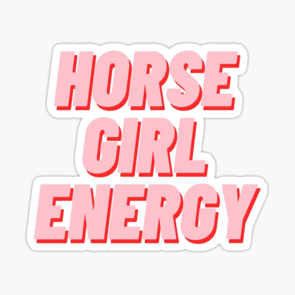 Item preview, Horse Girl Energy designed and sold by polishalpaca.