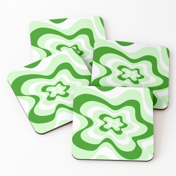 Item preview, Abstract pattern - green and white. designed and sold by K.S ART.