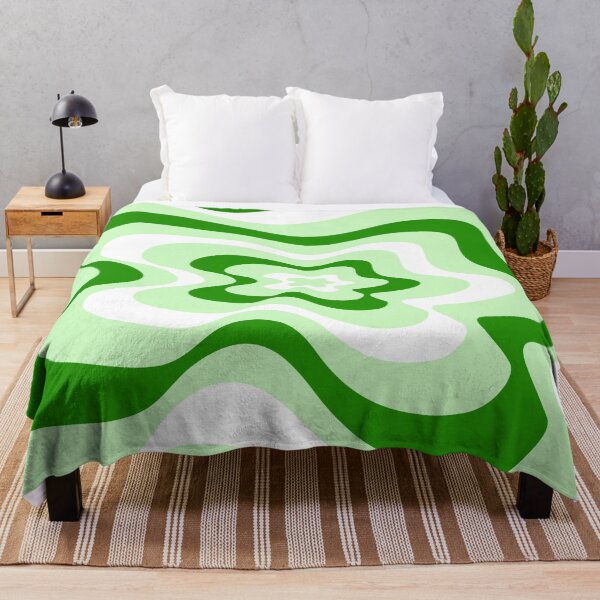 Item preview, Abstract pattern - green and white. designed and sold by K.S ART.