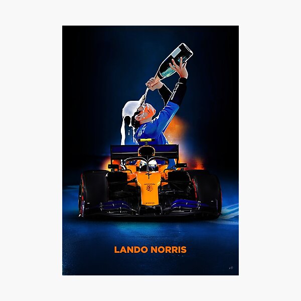 Item preview, Lando Norris Formula 1 poster designed and sold by kodesign.