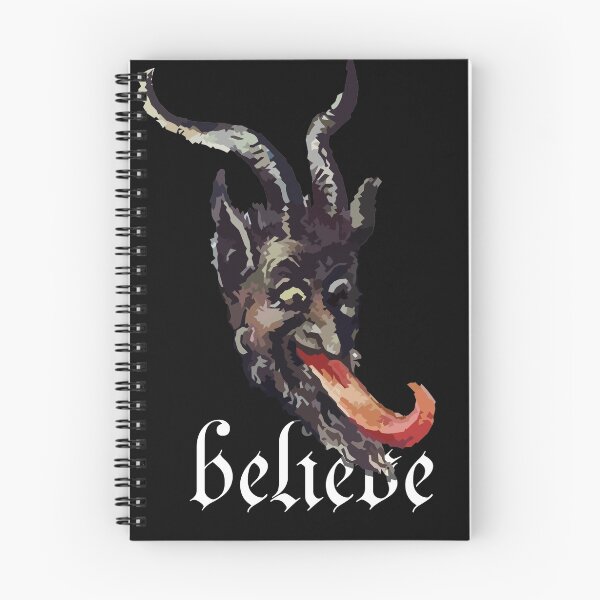 Aperçu de l'œuvre Krampus Believe Gruss Vom joyeux masque de Noël créée et vendue par Flying Jake.