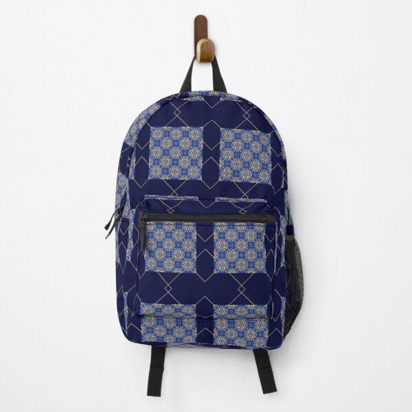Item preview, Geometric Pattern Blue Shades - Abstract Retro designed and sold by Digitalme Designs.
