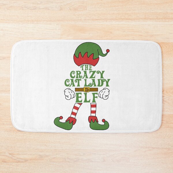 Item preview, The Crazy Cat Lady Elf Christmas Family Matching Outfits Group Attire designed and sold by onicon.