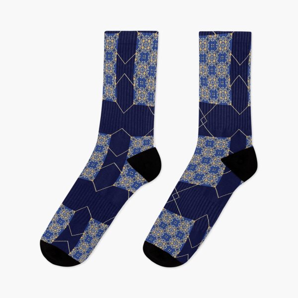 Item preview, Geometric Pattern Blue Shades - Abstract Retro designed and sold by Digitalme Designs.