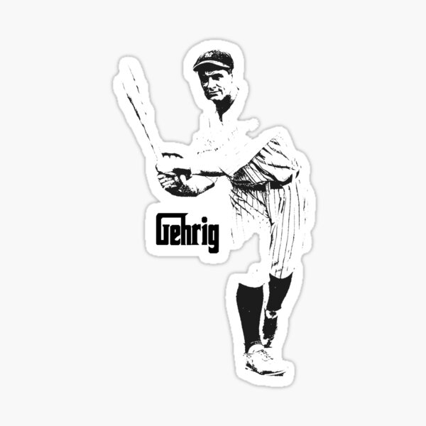 Lou Gehrig Sticker for Sale by jpal74