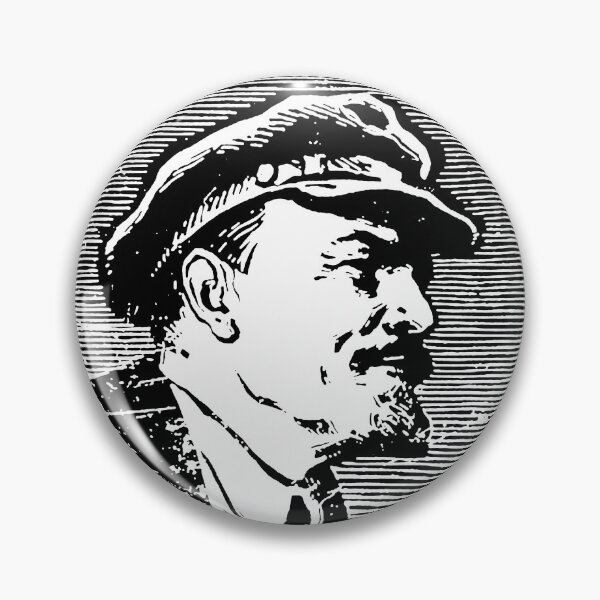 Item preview, Vladimir Lenin Soviet Linocut Print designed and sold by Hot-To-Trot.