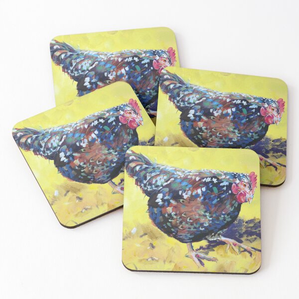 Item preview, Speckled Sussex Hen Chicken Painting designed and sold by MikeJory.