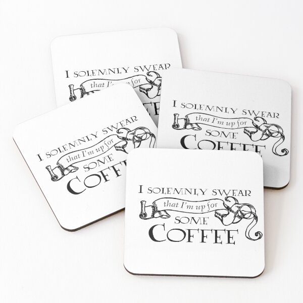 Item preview, I solemnly swear that I'm up for some coffee designed and sold by PoeticGear.