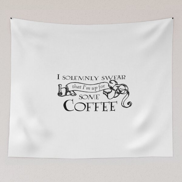 Item preview, I solemnly swear that I'm up for some coffee designed and sold by PoeticGear.