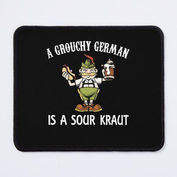 Item preview, A Grouchy German Is A Sour Kraut Fashion Graphic designed and sold by RedChoice.