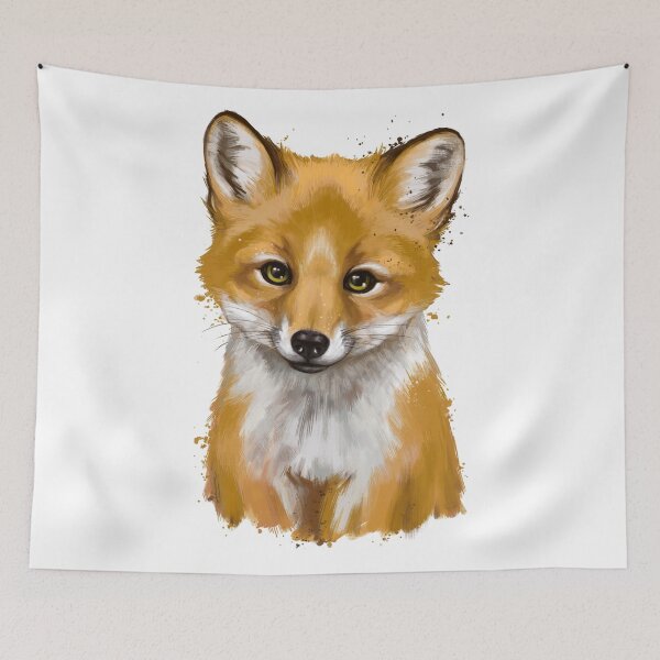 Item preview, baby fox designed and sold by Niti-Niti.