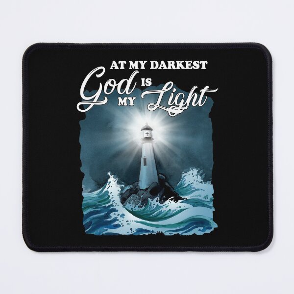 Item preview, at My Darkest G O D is My Lighthouse Jếếsus Christian designed and sold by RedChoice.