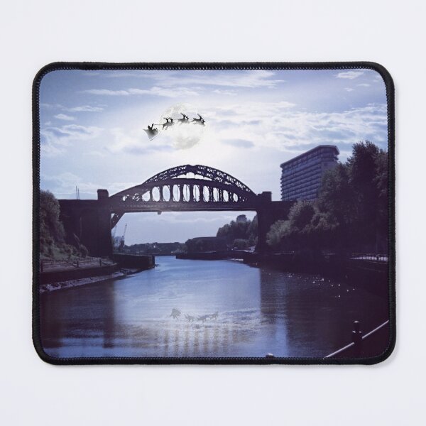 Item preview, Wearmouth Bridge & Father Christmas designed and sold by MoragBates.