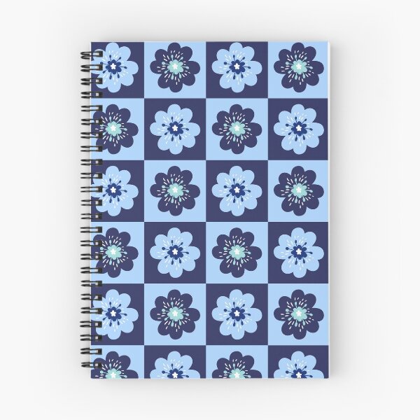 Item preview, Beautiful blue flower patterns illustration designed and sold by Sameera Amir.