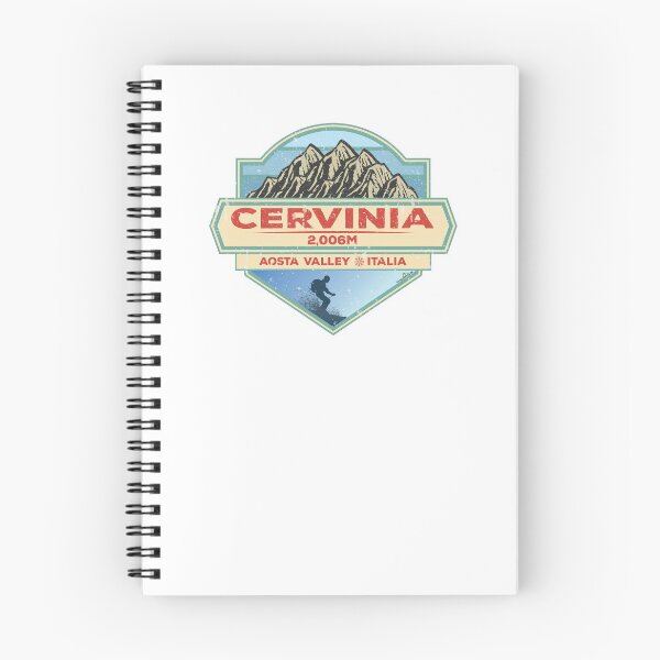 Item preview, Cervinia Italy Italia Ski Skiing Sticker T-Shirt 03 designed and sold by OuterShellUK.