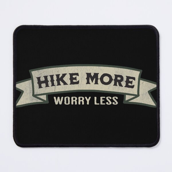 Item preview, Vintage Style Hike More Worry Less designed and sold by RoguePixel.