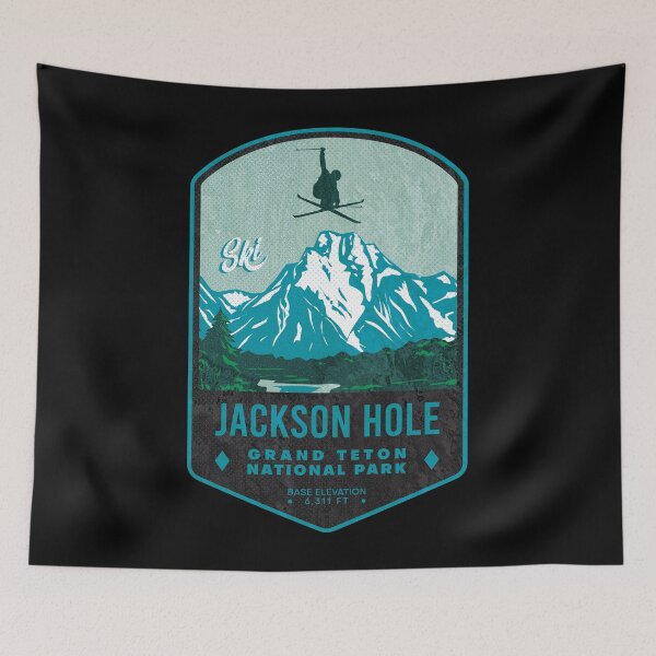 Item preview, Ski Jackson Hole Grand Teton National Park designed and sold by JordanHolmes.