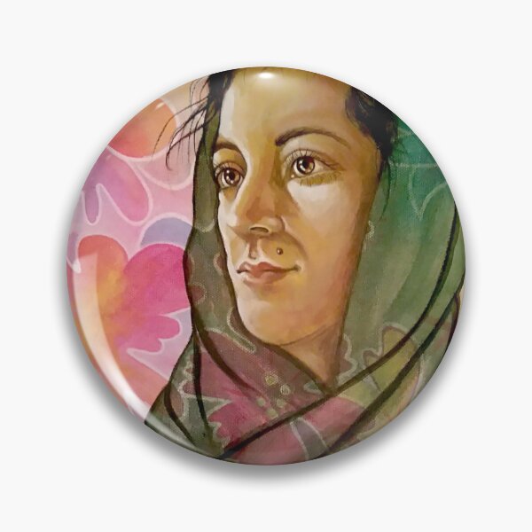 Item preview, Girl in a Green Shawl designed and sold by ikon-olga.