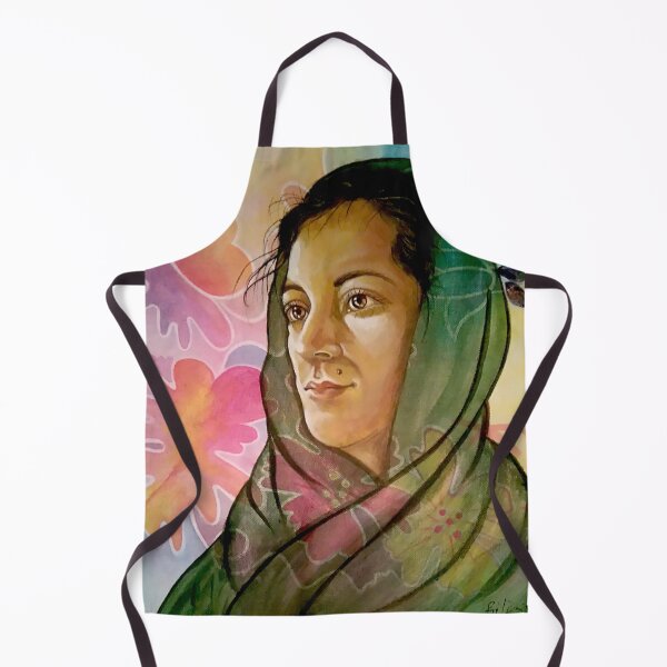 Item preview, Girl in a Green Shawl designed and sold by ikon-olga.