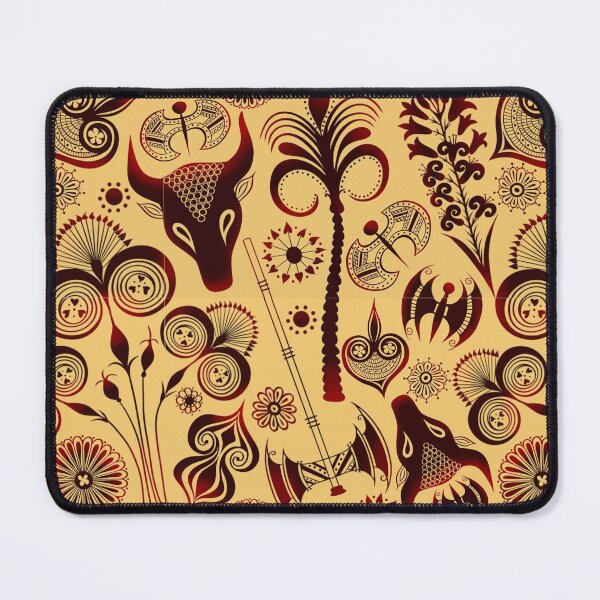 Item preview, Minoan Floral Style Pottery Pattern designed and sold by AlexanderPetela.