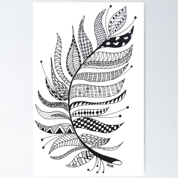Item preview, Mandala leaf designed and sold by TaniaCanvasLife.