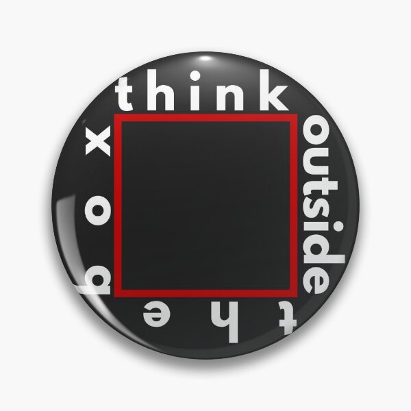 Item preview, Think outside the box - Motivational Inspirational Gift designed and sold by mayamay0.