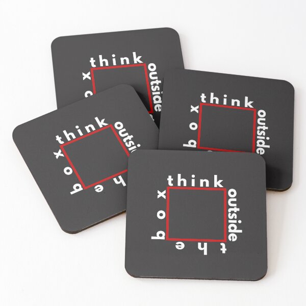 Item preview, Think outside the box - Motivational Inspirational Gift designed and sold by mayamay0.