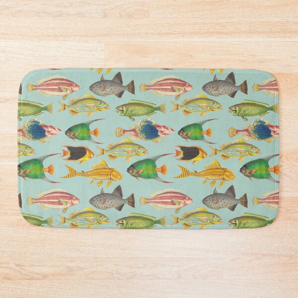 Item preview, The wish of the deep sea explorer - colourful antique fishes designed and sold by UtArt.