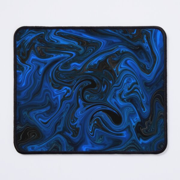 Item preview, Blue liquid art swirl  designed and sold by Catspuss.