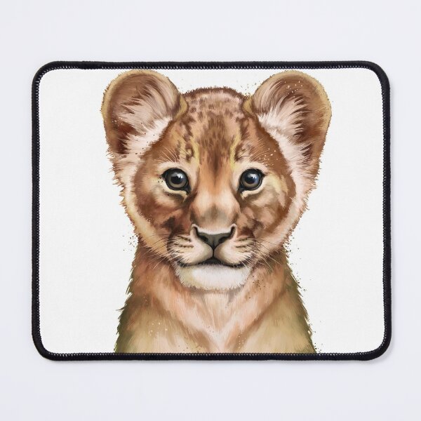 Item preview, baby lion designed and sold by Niti-Niti.