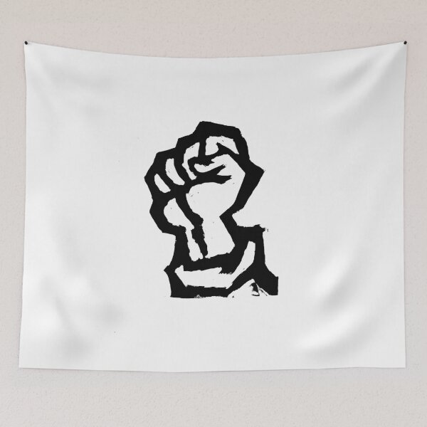 Item preview, Solidarity Fist (black) designed and sold by saulrev1.
