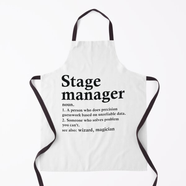 Item preview, Stage Manager Definition Funny Theater Tech Occupation designed and sold by woodesigner.