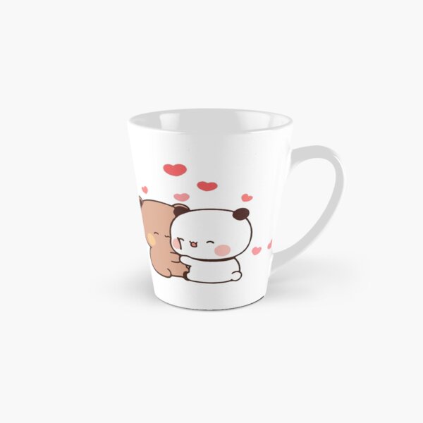 peach and goma mochi bear Couple taking a cute selfie Tall Mug