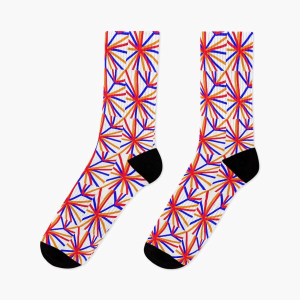 Item preview, Dark blue, orange and red lines - Abstract designed and sold by AlessiaCar.