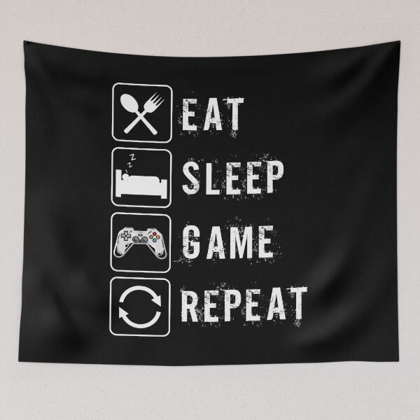 Item preview, eat sleep game designed and sold by jocliyu.