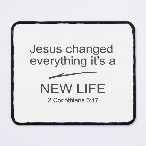 Item preview, Christian Design - It's a New Life - 2 Corinthians 5 verse 17 designed and sold by simplydesignart.