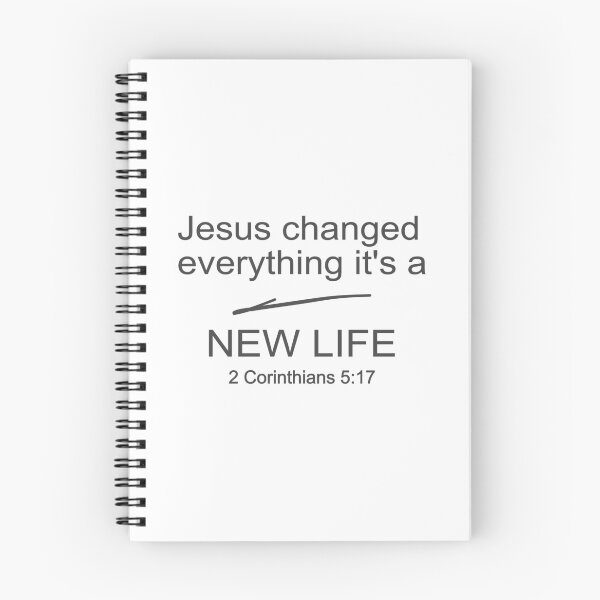 Item preview, Christian Design - It's a New Life - 2 Corinthians 5 verse 17 designed and sold by simplydesignart.