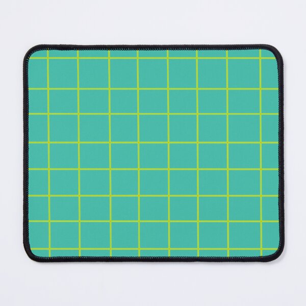 Item preview, Minimal Grid in lemon and teal background color designed and sold by teesresolution.