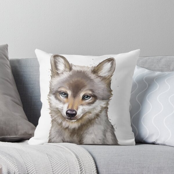 Item preview, baby wolf designed and sold by Niti-Niti.