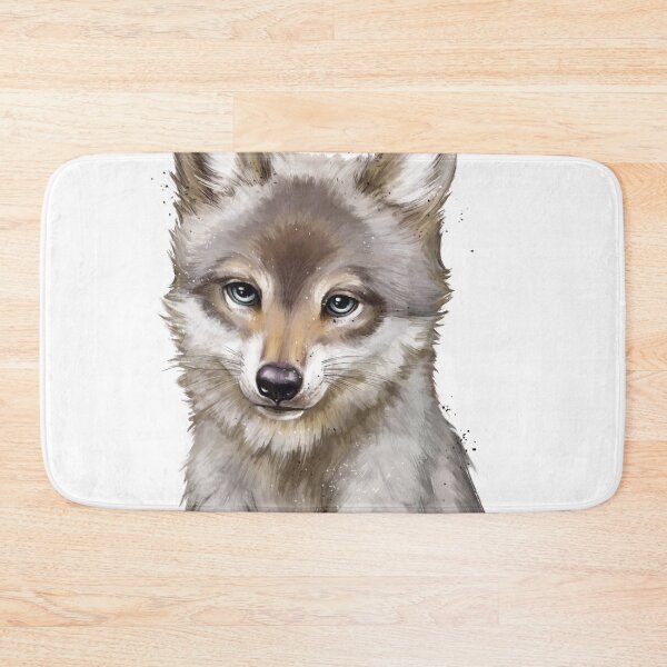 Item preview, baby wolf designed and sold by Niti-Niti.