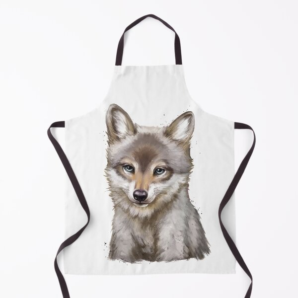 Item preview, baby wolf designed and sold by Niti-Niti.