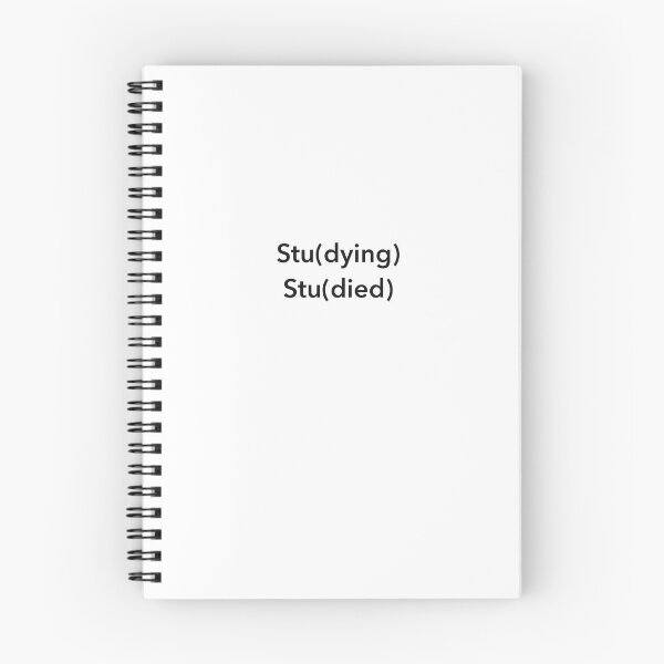 Item preview, Stu(dying) studying stu(died) studied designed and sold by Hola Ilustra.