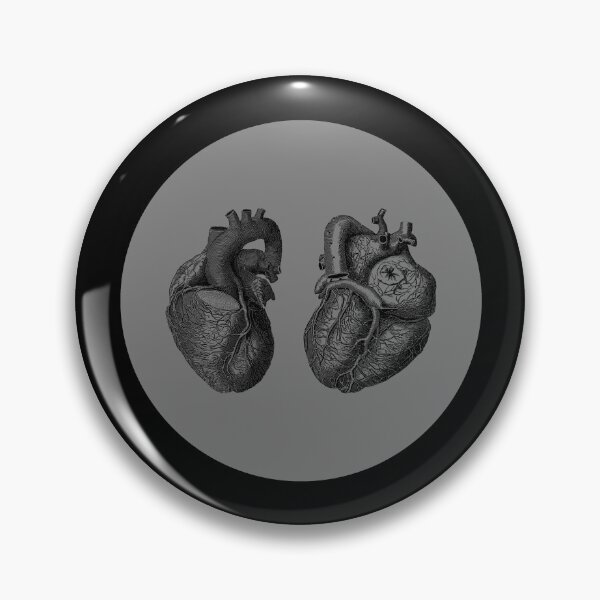 Item preview, Heart Medical Drawing Art Drawing Grey Human Anatomy Medicine Student Gift designed and sold by Hyper-Field.