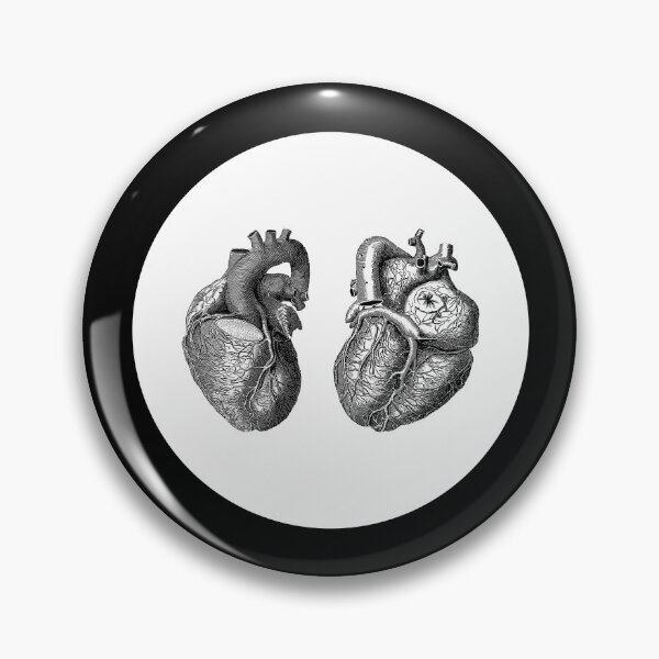 Item preview, Heart Medical Drawing Art Drawing White Human Anatomy Medicine Student Gift designed and sold by Hyper-Field.