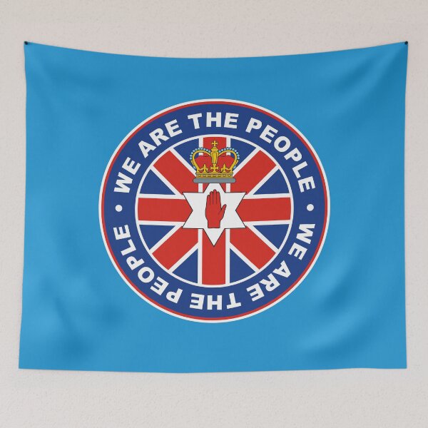 Item preview, We Are The People Union Jack Ulster Loyalist Red Hand designed and sold by EpicThreadsUK.