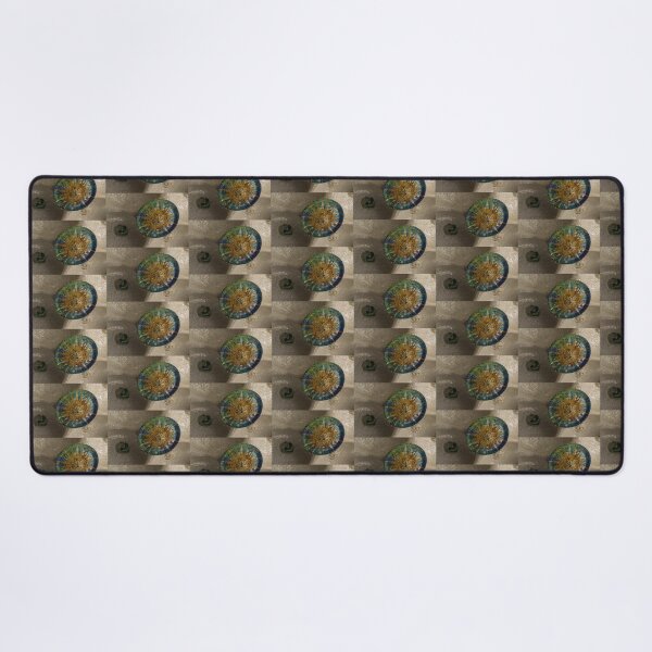 Item preview, Stylized Sun - Antoni Gaudi Ceiling Medallion at Hypostyle Room in Park Guell - Right Horizontal designed and sold by Georgia Mizuleva.
