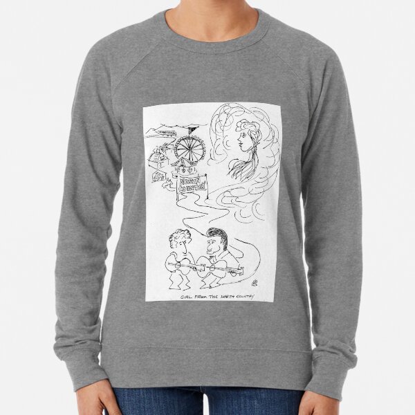 Item preview, Song Cartoon - Girl From the North Country designed and sold by fred rosenthal.