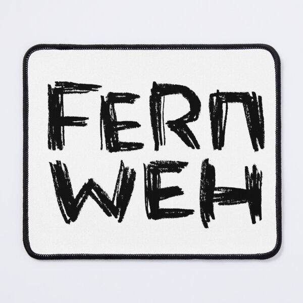 Artikelvorschau, Fernweh, deutsches Wort für Fernweh und Reiselustige entworfen und verkauft von badlydrawnbabe.