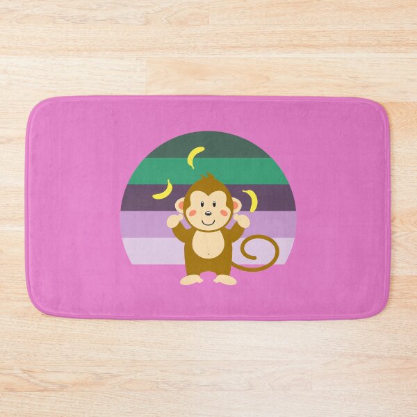 Item preview, Cute monkey juggling with bananas designed and sold by chrisbears.
